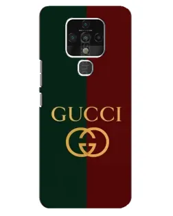 Чохол для TECNO Camon 16 Pro з картинкою «Gucci — темно-зелений градієнт»