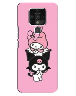 Чехол для TECNO Camon 16 Pro с картинкой «My Melody и Kuromi»