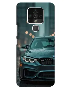 Чохол для TECNO Camon 16 Pro з картинкою «BMW у вогнях міста»