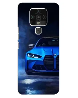 Чохол для TECNO Camon 16 Pro з картинкою «Блакитна BMW M4»
