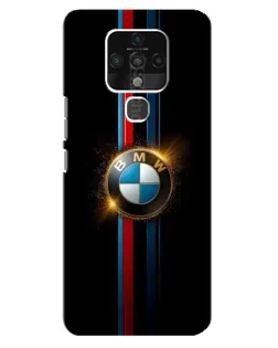 Чохол для TECNO Camon 16 Pro з картинкою «BMW M-Power неон»