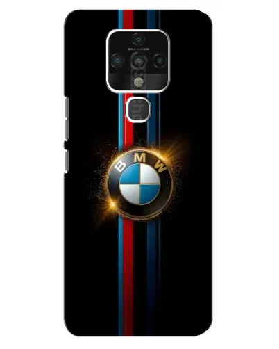 Чохол для TECNO Camon 16 Pro з картинкою «BMW M-Power неон»