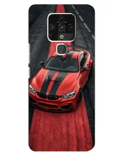 Чохол для TECNO Camon 16 Pro з картинкою «BMW на червоній доріжці»