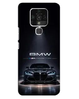 Чохол для TECNO Camon 16 Pro з картинкою «BMW крізь нічне місто»