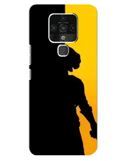 Чехол для TECNO Camon 16 Pro с картинкой «Тень воина PUBG»