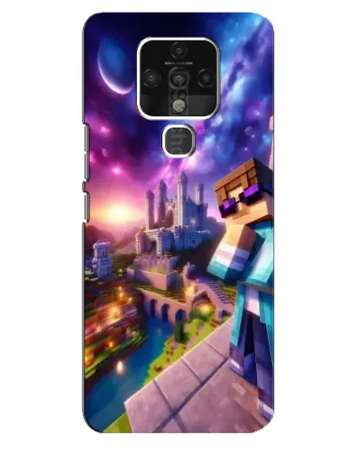 Чехол для TECNO Camon 16 Pro с картинкой «Стив и космос»