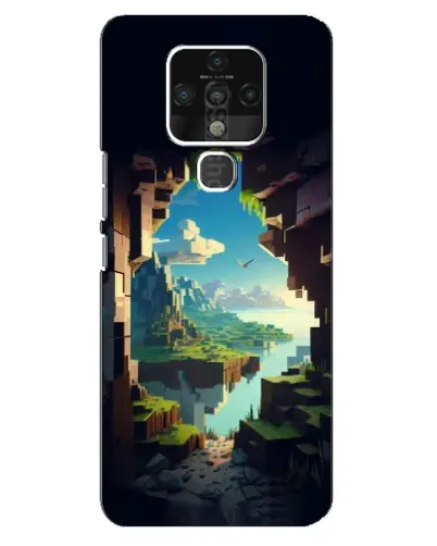 Чехол для TECNO Camon 16 Pro с картинкой «Вид из пещеры»