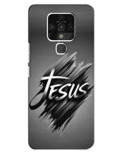 Чехол для TECNO Camon 16 Pro с картинкой «Надпись Jesus Graffiti»