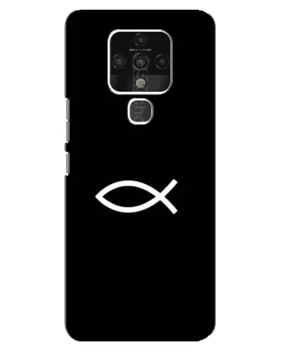 Чохол для TECNO Camon 16 Pro з картинкою «Символ риби Jesus» Чохол для TECNO Camon 16 Pro з картинкою «Символ риби Jesus»