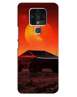 Чохол для TECNO Camon 16 Pro з картинкою «Cybertruck на Марсі»