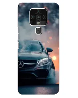 Чохол для TECNO Camon 16 Pro з картинкою «Mercedes — нічне місто»