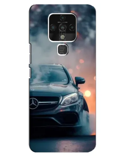 Чохол для TECNO Camon 16 Pro з картинкою «Mercedes — нічне місто»