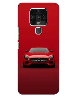 Чохол для TECNO Camon 16 Pro з картинкою «Червоний Mercedes AMG»