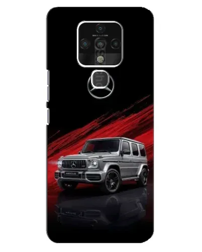 Чохол для TECNO Camon 16 Pro з картинкою «Mercedes G-Class червоний»