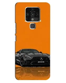 Чохол для TECNO Camon 16 Pro з картинкою «Помаранчевий Mercedes AMG»