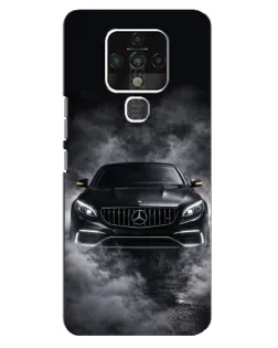 Чохол для TECNO Camon 16 Pro з картинкою «Mercedes у диму»