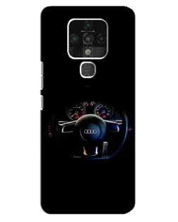Чехол для TECNO Camon 16 Pro с картинкой «Салон Audi — руль» Чехол для TECNO Camon 16 Pro с картинкой «Салон Audi — руль»