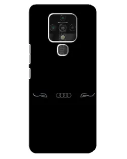 Чохол для TECNO Camon 16 Pro з картинкою «Audi — світловий підпис»