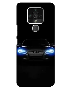 Чохол для TECNO Camon 16 Pro з картинкою «Audi в неоні»