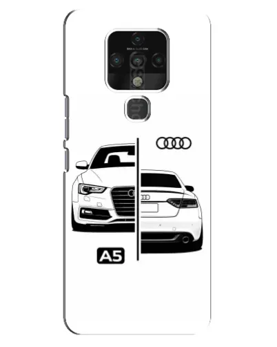 Чохол для TECNO Camon 16 Pro з картинкою «Audi — контрастний дизайн» Чохол для TECNO Camon 16 Pro з картинкою «Audi — контрастний дизайн»