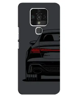 Чохол для TECNO Camon 16 Pro з картинкою «Задня частина Audi — арт»