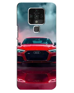 Чохол для TECNO Camon 16 Pro з картинкою «Audi RS — червоний стиль»