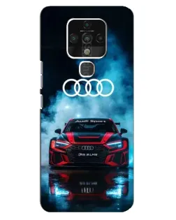 Чохол для TECNO Camon 16 Pro з картинкою «Audi Sport — неон»