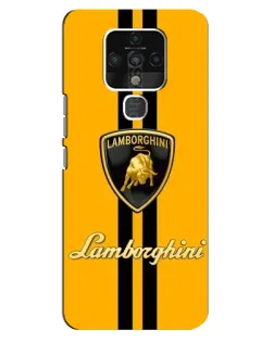 Чехол для TECNO Camon 16 Pro с картинкой «Lamborghini Stripe желтый» Чехол для TECNO Camon 16 Pro с картинкой «Lamborghini Stripe желтый»