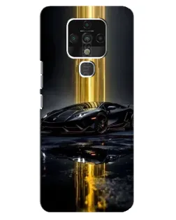 Чохол для TECNO Camon 16 Pro з картинкою «Нічний Lamborghini драйв»