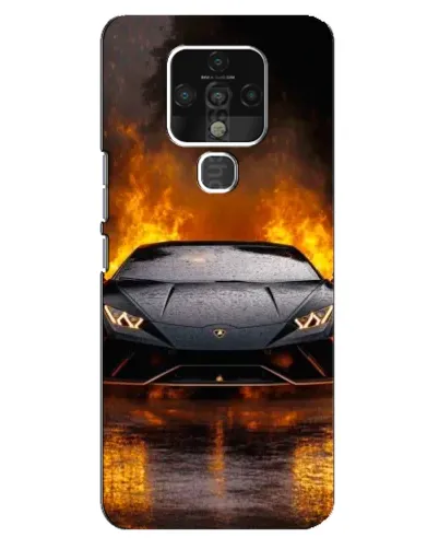 Чохол для TECNO Camon 16 Pro з картинкою «Lamborghini у вогні» Чохол для TECNO Camon 16 Pro з картинкою «Lamborghini у вогні»