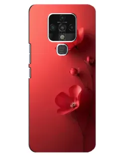 Чехол для TECNO Camon 16 Pro с картинкой «Маковые соцветия»