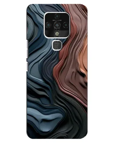 Чехол для TECNO Camon 16 Pro с картинкой «Цветные волны каньона» Чехол для TECNO Camon 16 Pro с картинкой «Цветные волны каньона»