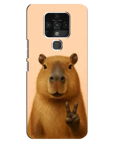 Чехол для TECNO Camon 16 Pro с картинкой «Капибара виктория» Чехол для TECNO Camon 16 Pro с картинкой «Капибара виктория»