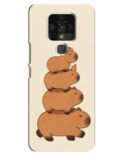 Чохол для TECNO Camon 16 Pro з картинкою «Вежа з капібар» Чохол для TECNO Camon 16 Pro з картинкою «Вежа з капібар»