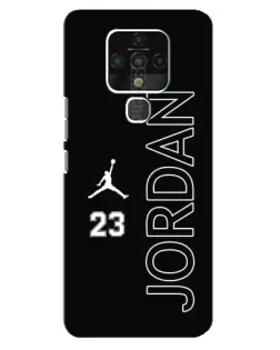 Чехол для TECNO Camon 16 SE с картинкой «Jordan Vertical»