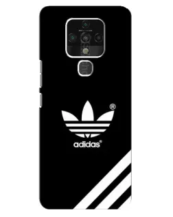 Чехол для TECNO Camon 16 SE с картинкой «Adidas с диагональными полосами»