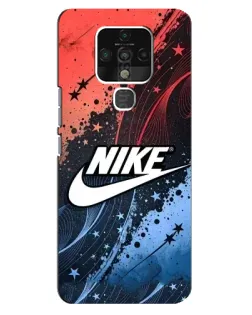 Чехол для TECNO Camon 16 SE с картинкой «Градиентный принт Найк»