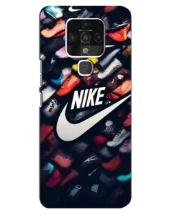 Чехол для TECNO Camon 16 SE с картинкой «Коллекция кроссовок Nike»