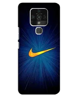 Чохол для TECNO Camon 16 SE з картинкою «Синій пульс Nike»