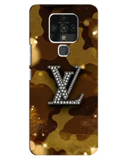 Чехол для TECNO Camon 16 SE с картинкой «Камуфляжный Louis Vuitton»