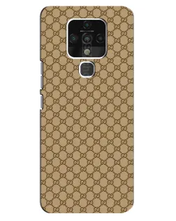 Чохол для TECNO Camon 16 SE з картинкою «Gucci — класичний беж»
