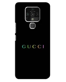 Чохол для TECNO Camon 16 SE з картинкою «Gucci — неоновий мінімалізм»