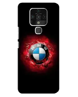 Чехол для TECNO Camon 16 SE с картинкой «Логотип BMW — вспышка»