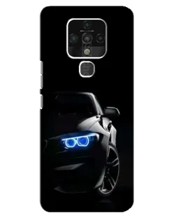 Чохол для TECNO Camon 16 SE з картинкою «BMW — нічний погляд»