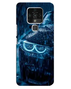 Чохол для TECNO Camon 16 SE з картинкою «BMW під дощем»