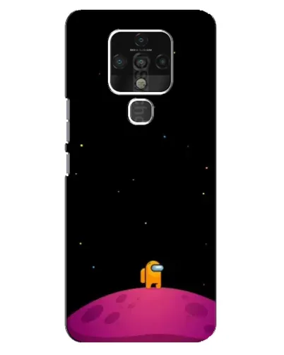 Чехол для TECNO Camon 16 SE с картинкой «Одинокий герой на планете»