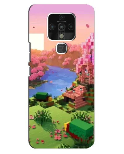 Чехол для TECNO Camon 16 SE с картинкой «Розовое дерево Minecraft» Чехол для TECNO Camon 16 SE с картинкой «Розовое дерево Minecraft»