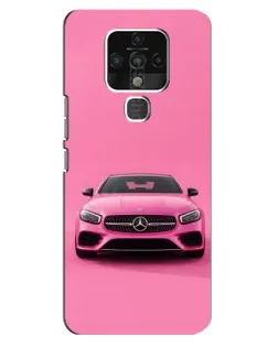 Чохол для TECNO Camon 16 SE з картинкою «Рожевий Mercedes AMG»