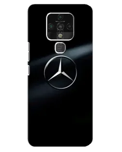 Чохол для TECNO Camon 16 SE з картинкою «Mercedes на металі»