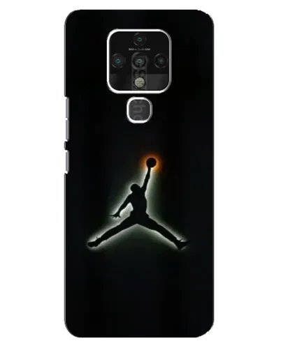 Чохол для TECNO Camon 16 з картинкою «Jordan Gradient Logo»